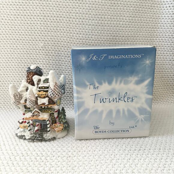 J&J The Twinkles Kringle's Frosty Retreat 395052 Boyd's Collection 2002 Tealight - Picture 9 of 11